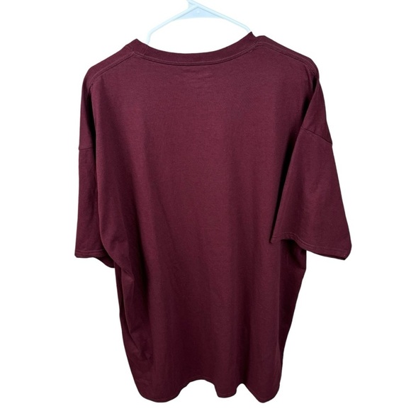 Champion Burgundy and White Bellarmine Knights Dad Crew Neck T Shirt Size 2XL - Picture 2 of 6